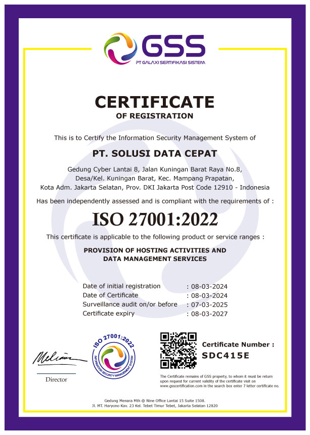 Sertifikat ISO 27001